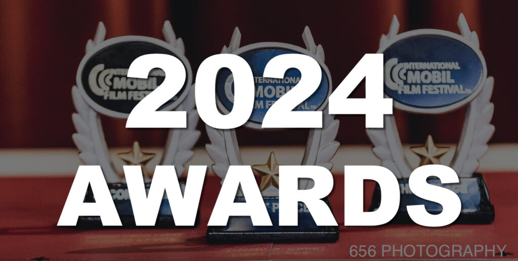 Large text "2024 Awards" with trophies image in background.