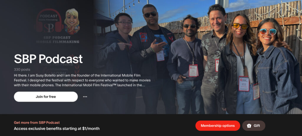 Membership Patreon SBP Podcast